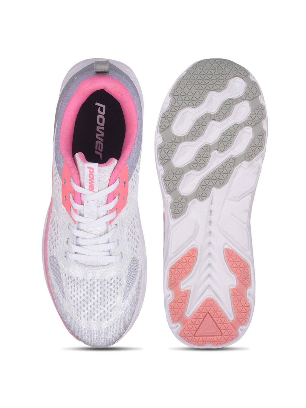 Xylene Women White Running Shoes | SH9 - view 4