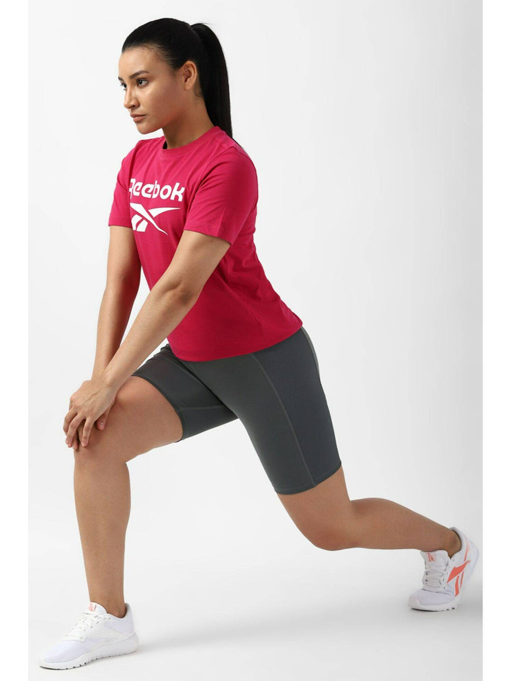 Womens Yoga Hr Rib Shorts - view 4