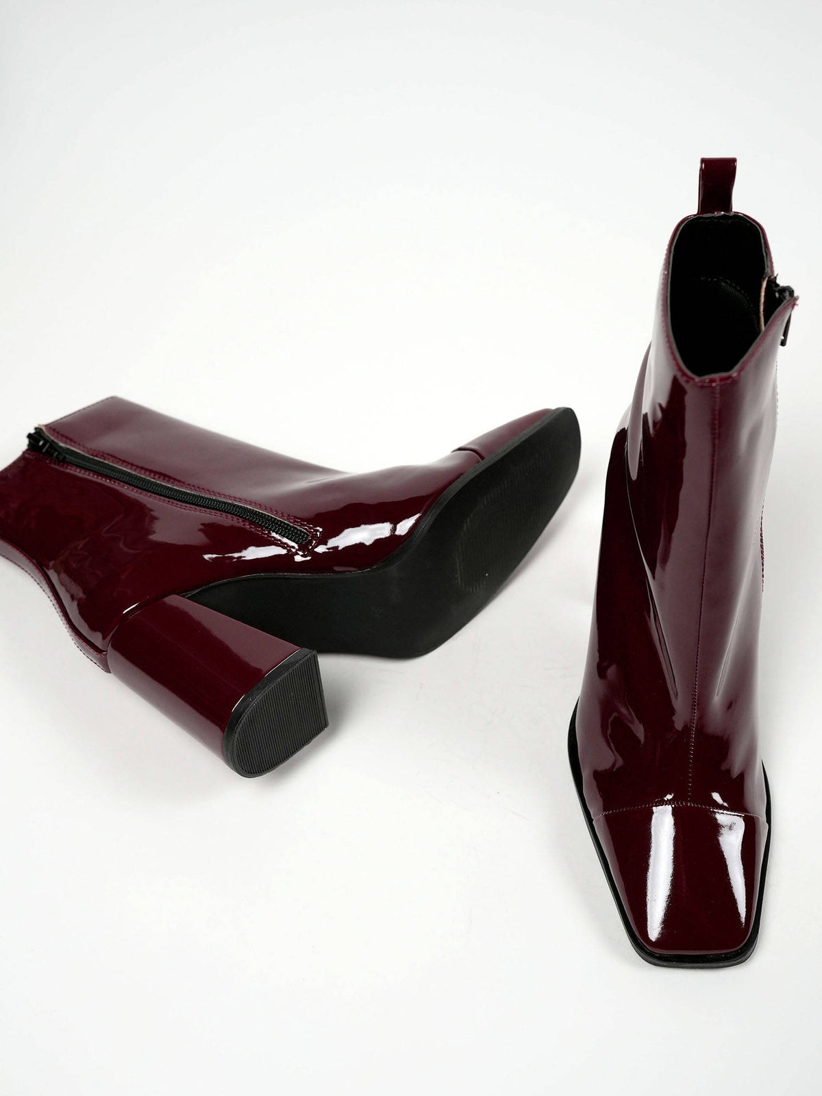 Women Elton Bordeaux Burgundy Ankle Boots | BT61 - view 2