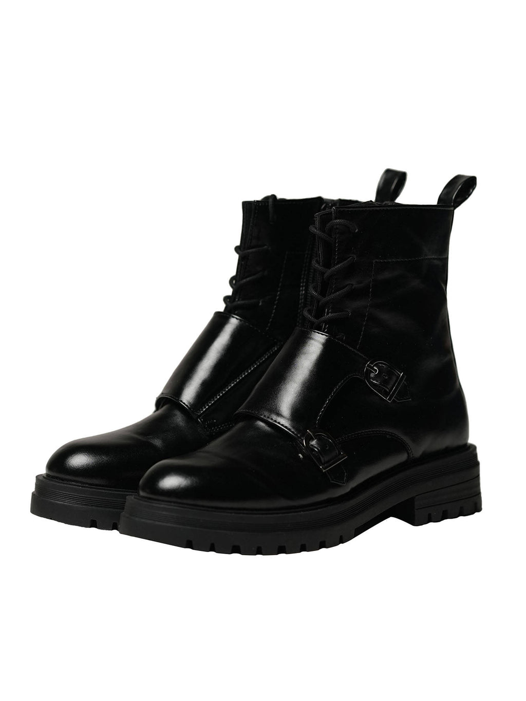 Women Black Sabbath Buckled Boots | BT61 - view 1