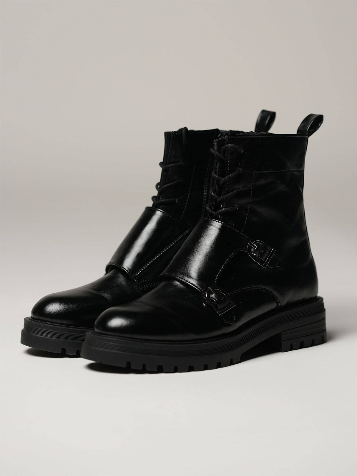Women Black Sabbath Buckled Boots | BT61 - view 2