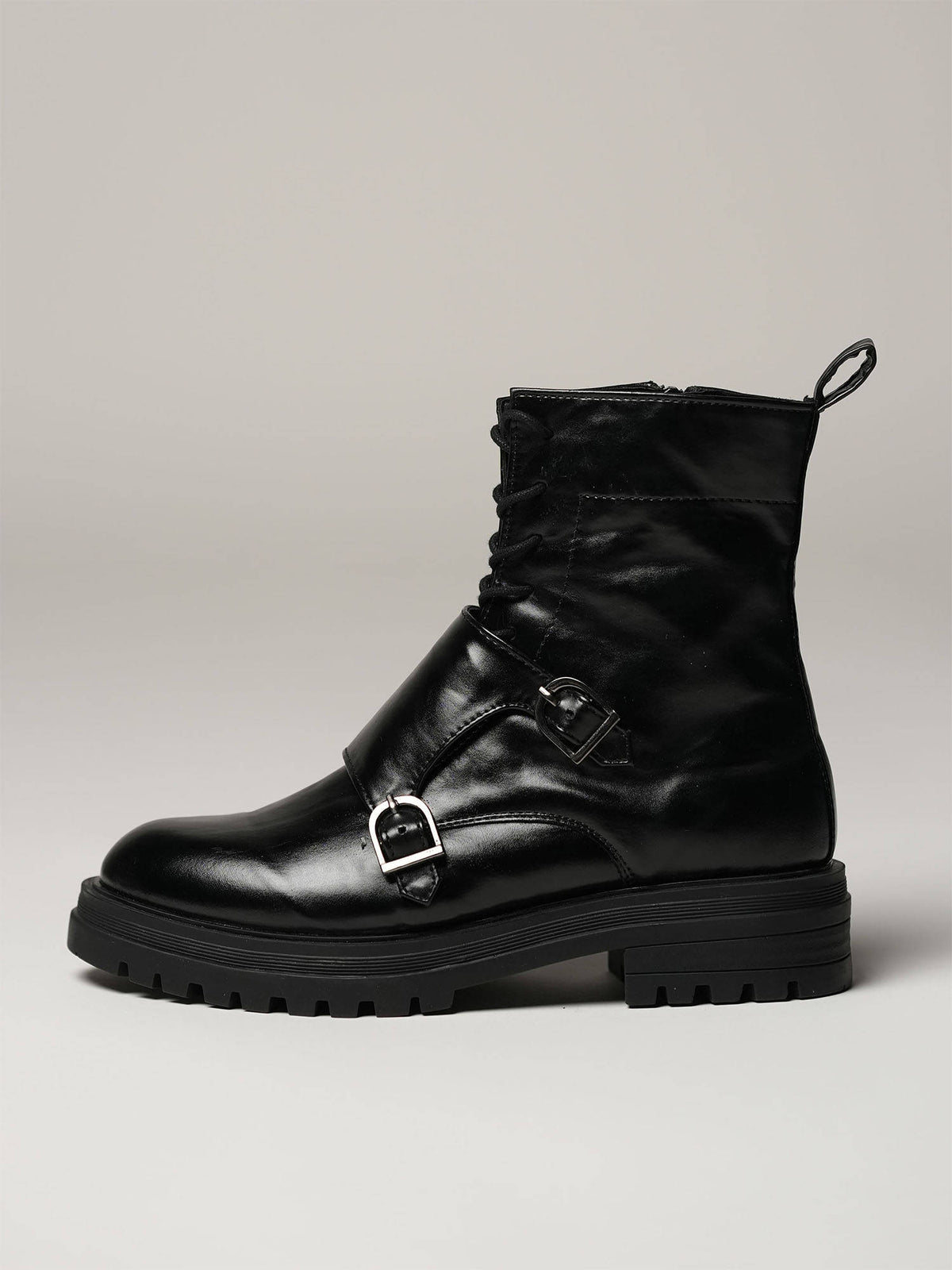 Women Black Sabbath Buckled Boots | BT61 - view 3
