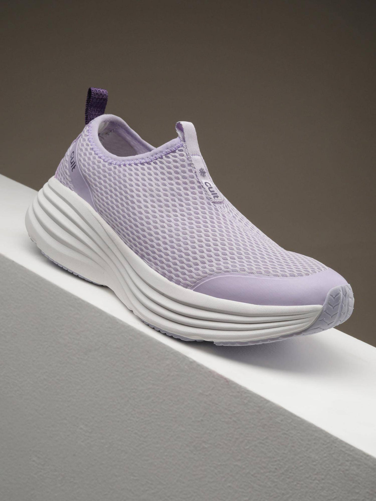 Women Lavender Mesh Walking Shoes | SH9 - view 1