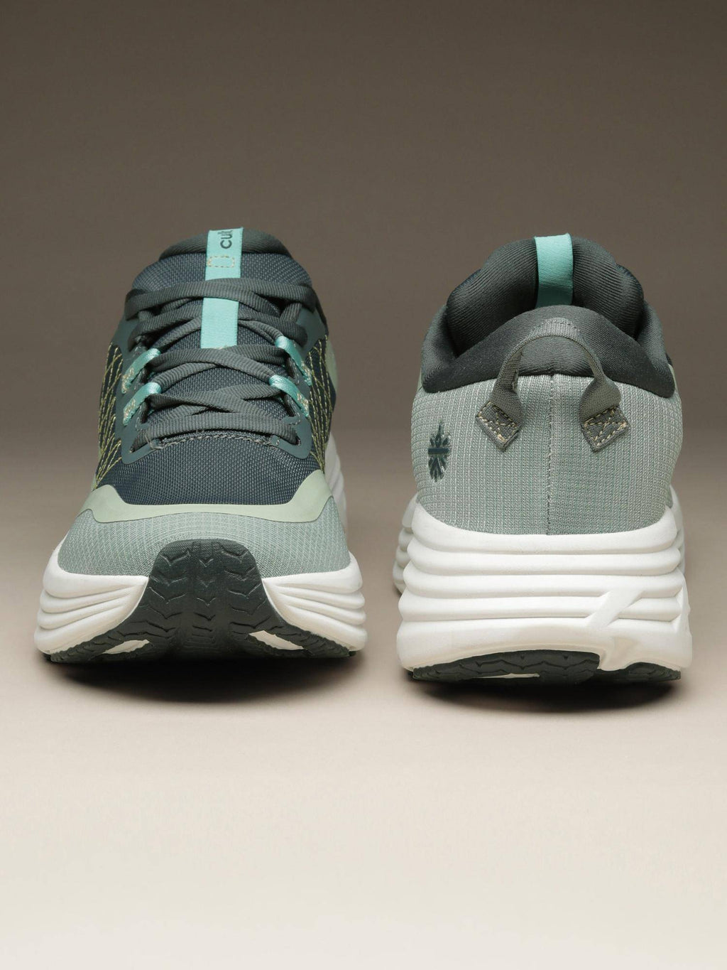 Women Olive Mesh Walking Shoes | SH9 - view 10