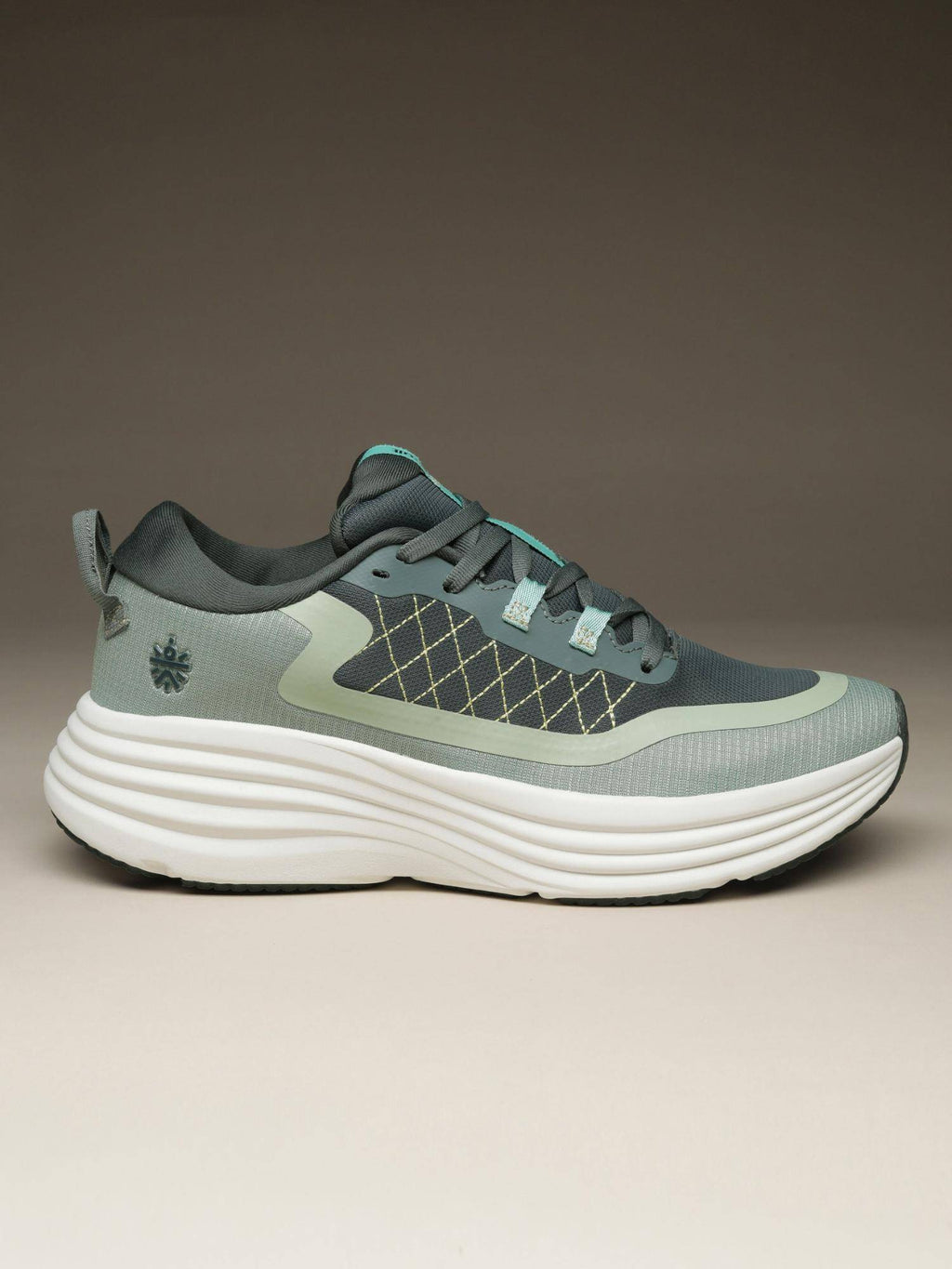 Women Olive Mesh Walking Shoes | SH9 - view 3