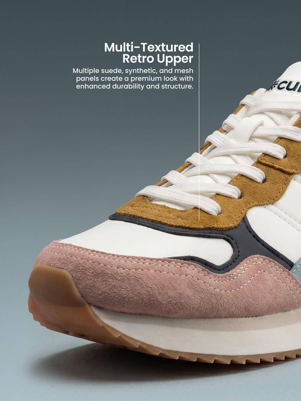 Women'S Retroedge White Sneakers | SN09 - view 5