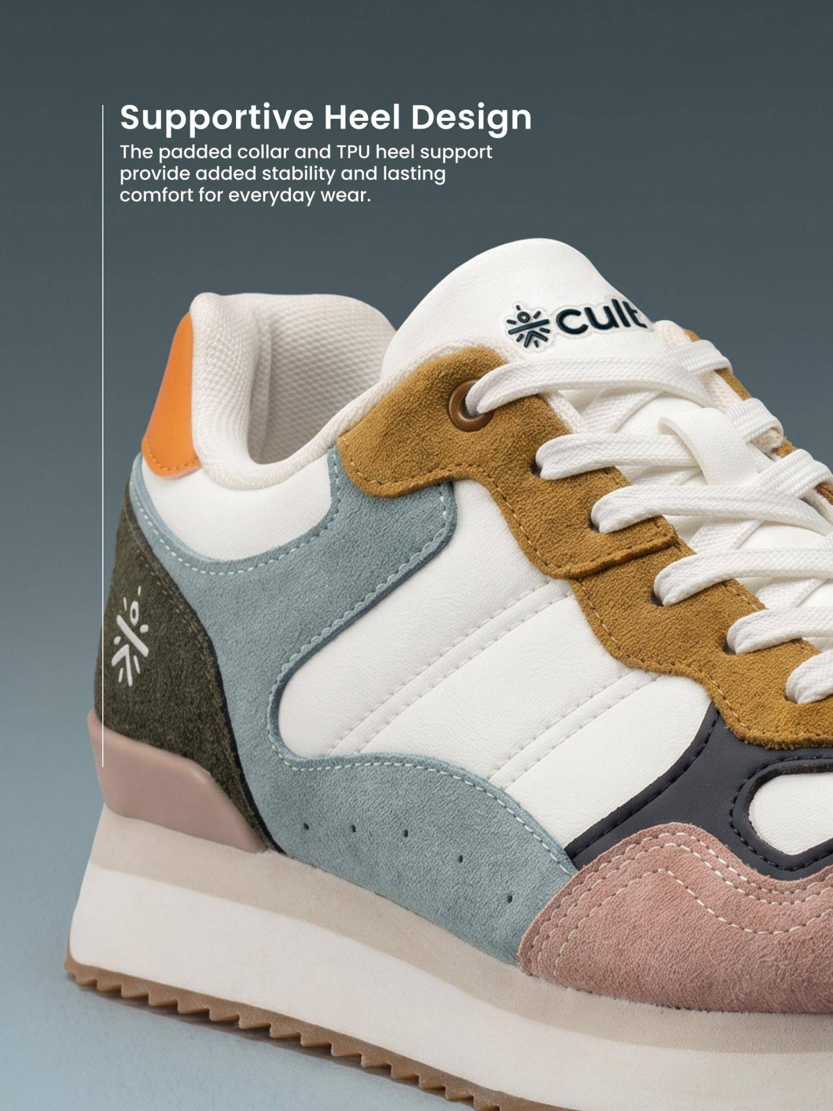 Women'S Retroedge White Sneakers | SN09 - view 6