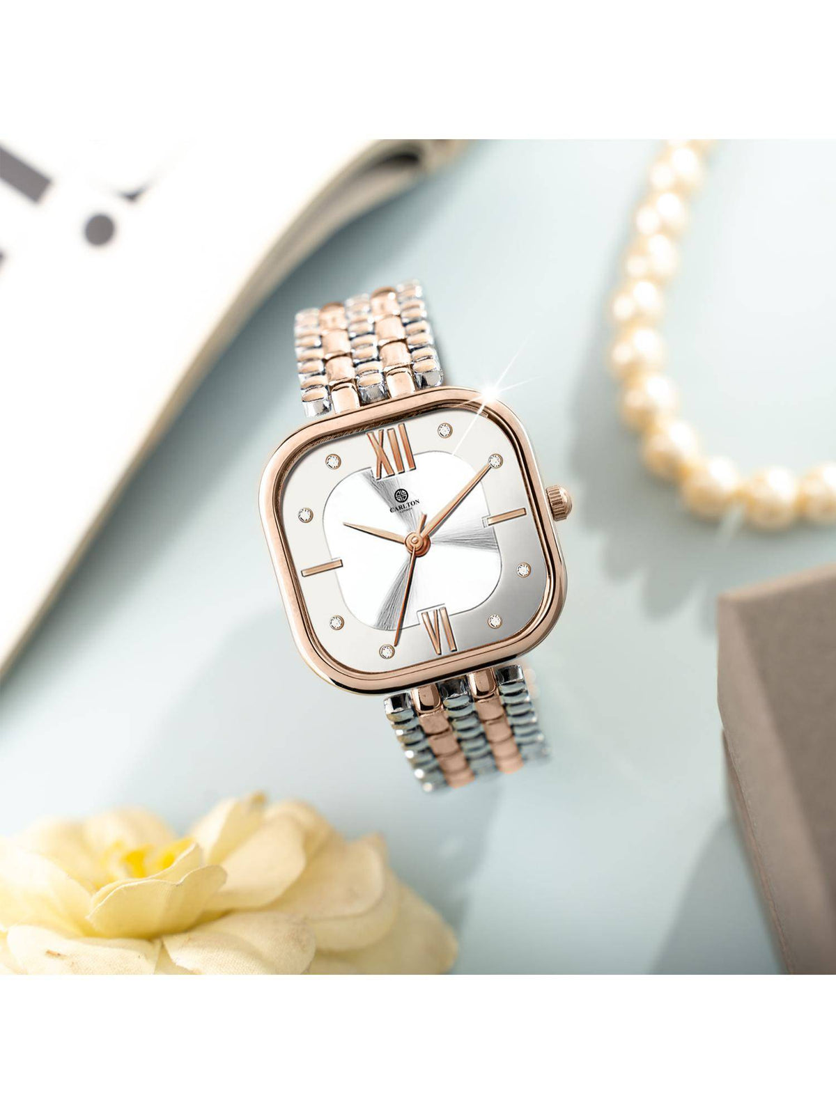 Women Chelsea Turquoise Dial Stainless Steel Analog Watch - CHELTRQ-A2 | W92 - view 5