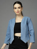 Denim Blue Shrug | JC78 - view 1