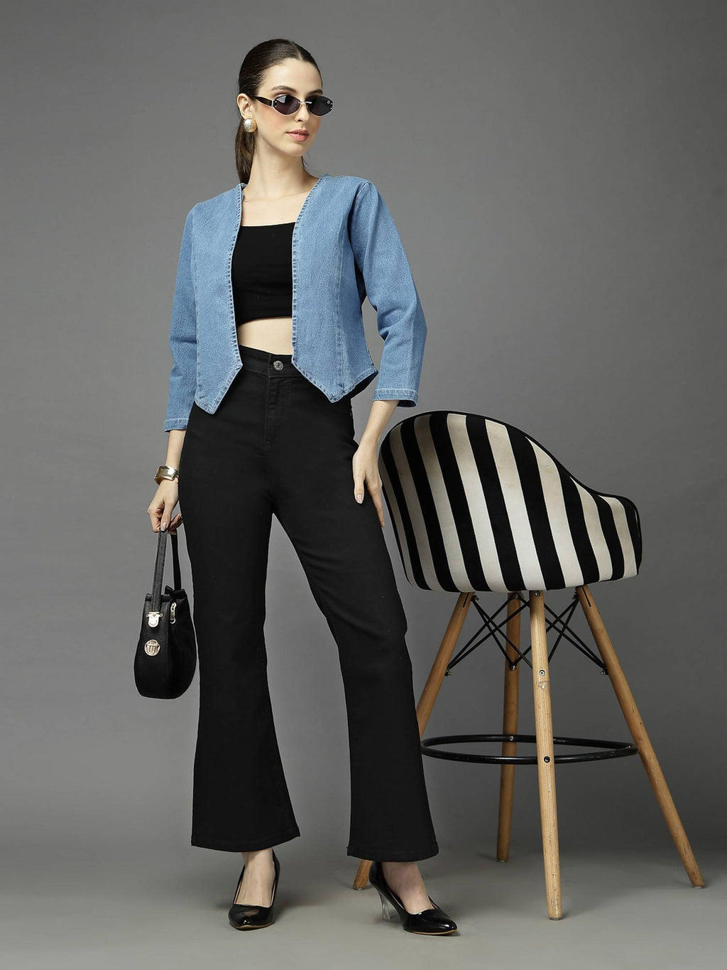 Denim Blue Shrug | JC78 - view 5