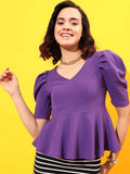 Women PEPLUM TOP | pt51 - view 1