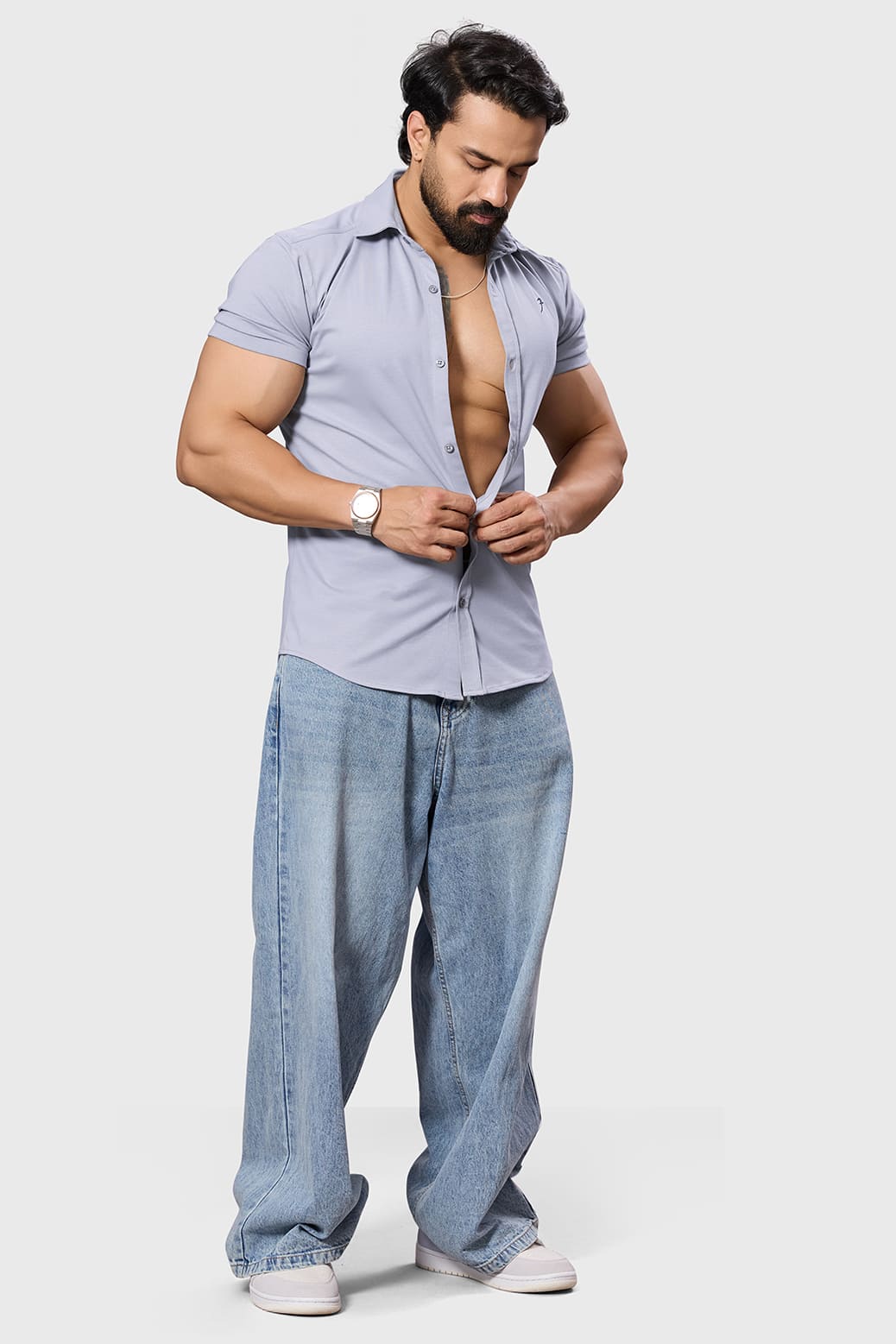 Aero Shirt Light Grey