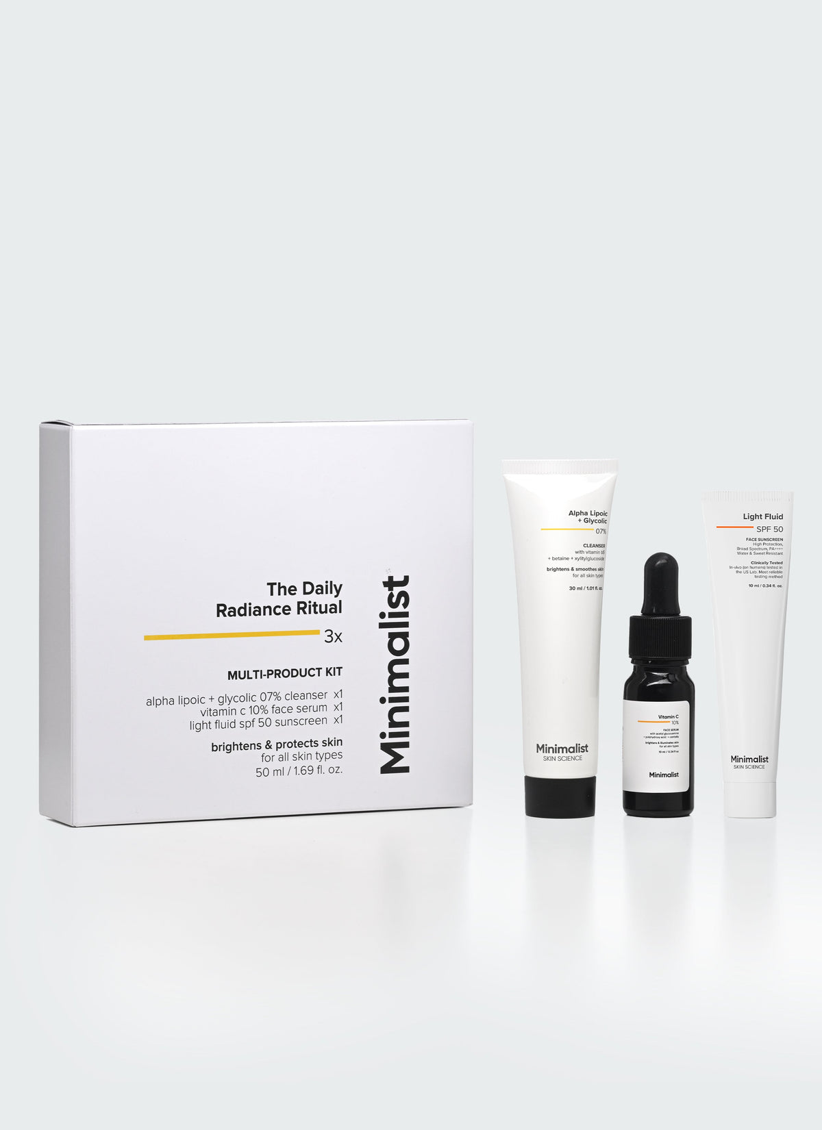 The Daily Radiance Ritual 3x Kit 50ml