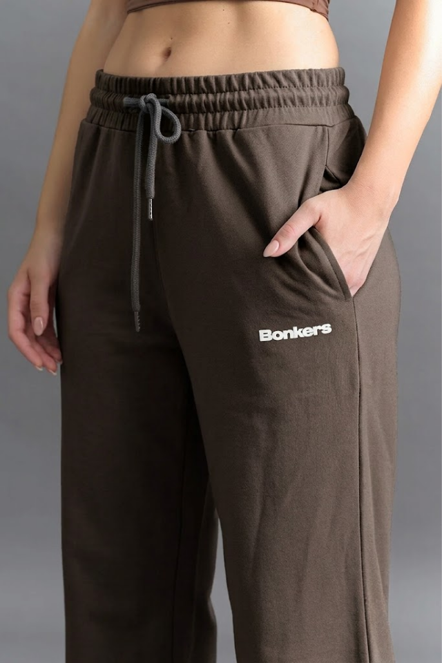 Ash Brown Loose Fit Joggers JG67
