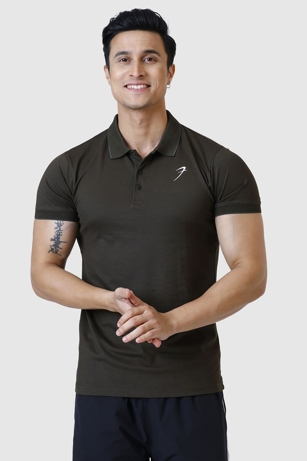 Aura Polo T-shirt Olive