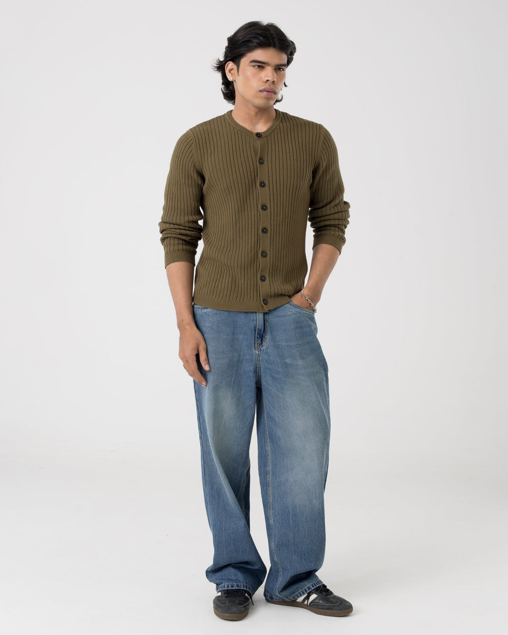 Baggy Fit Denim (Stone Blue) Morrislane