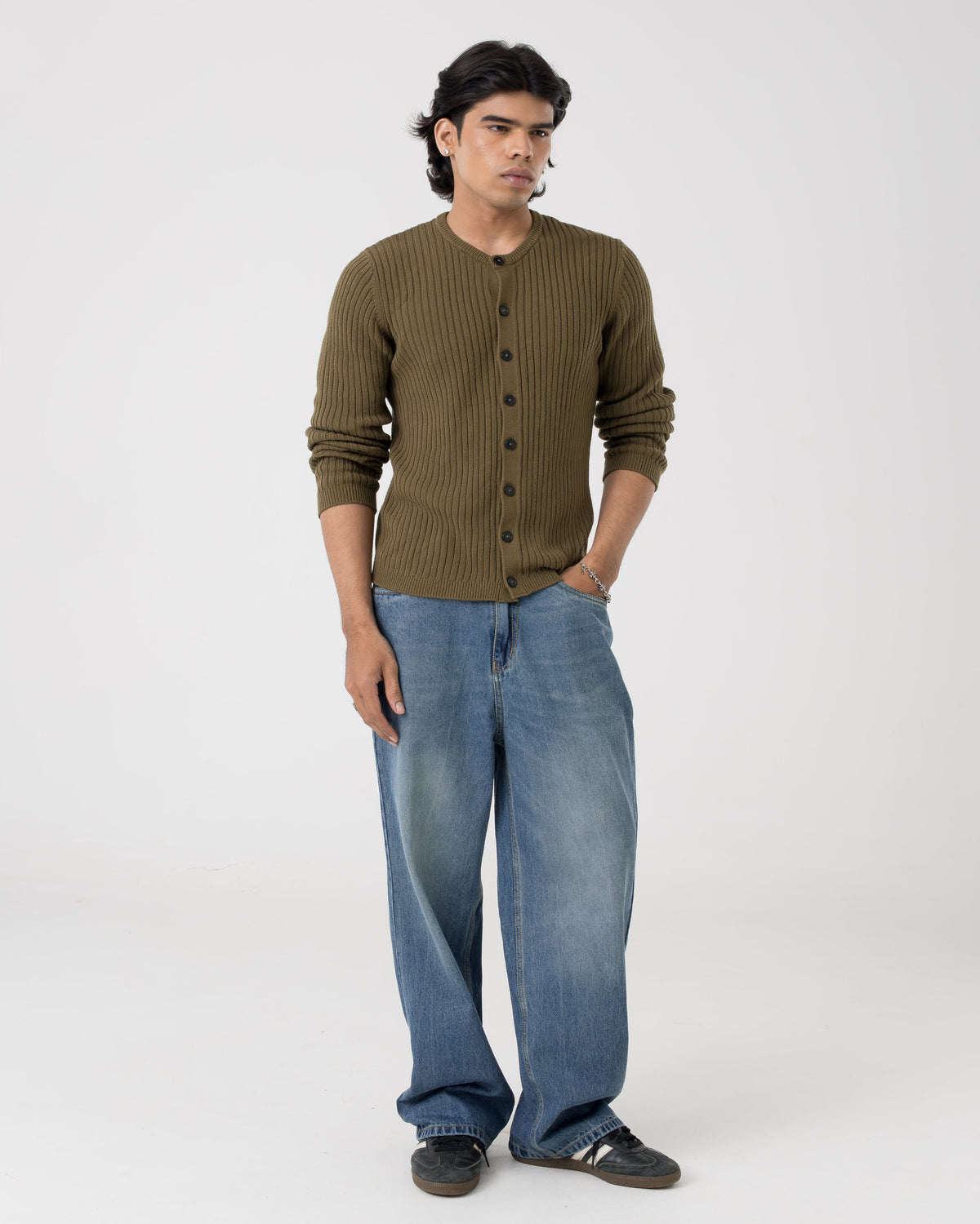 Baggy Fit Denim (Stone Blue) Morrislane