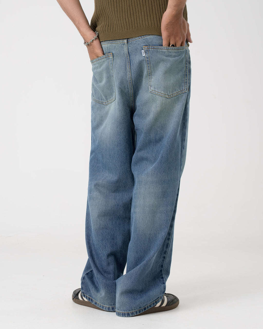 Baggy Fit Denim (Stone Blue) Morrislane