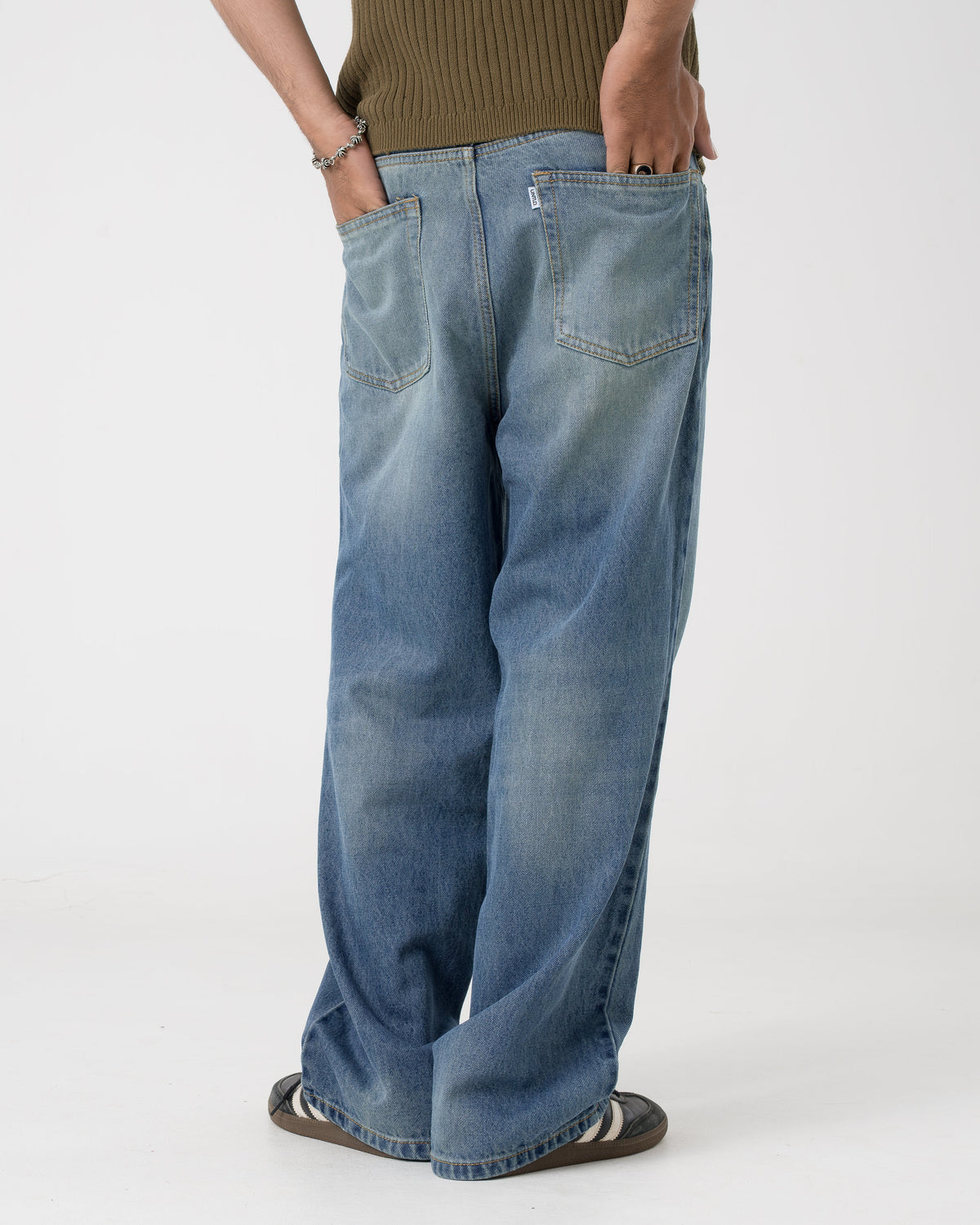 Baggy Fit Denim (Stone Blue) Morrislane