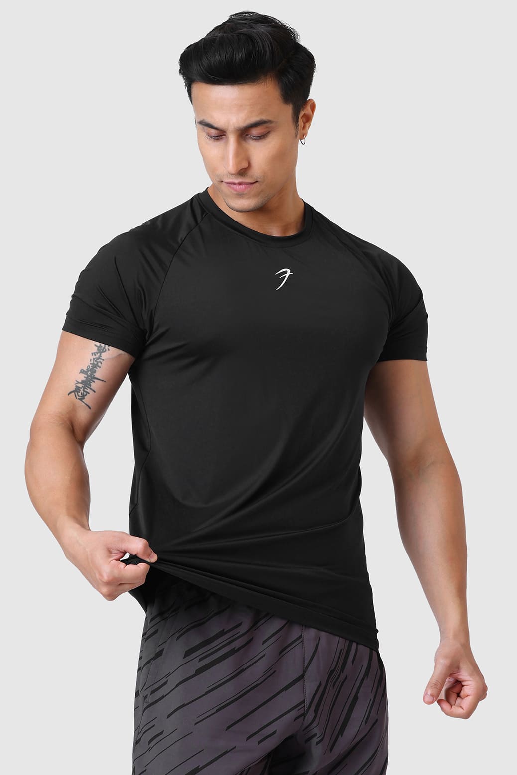 Bare Nylon T-shirt Black