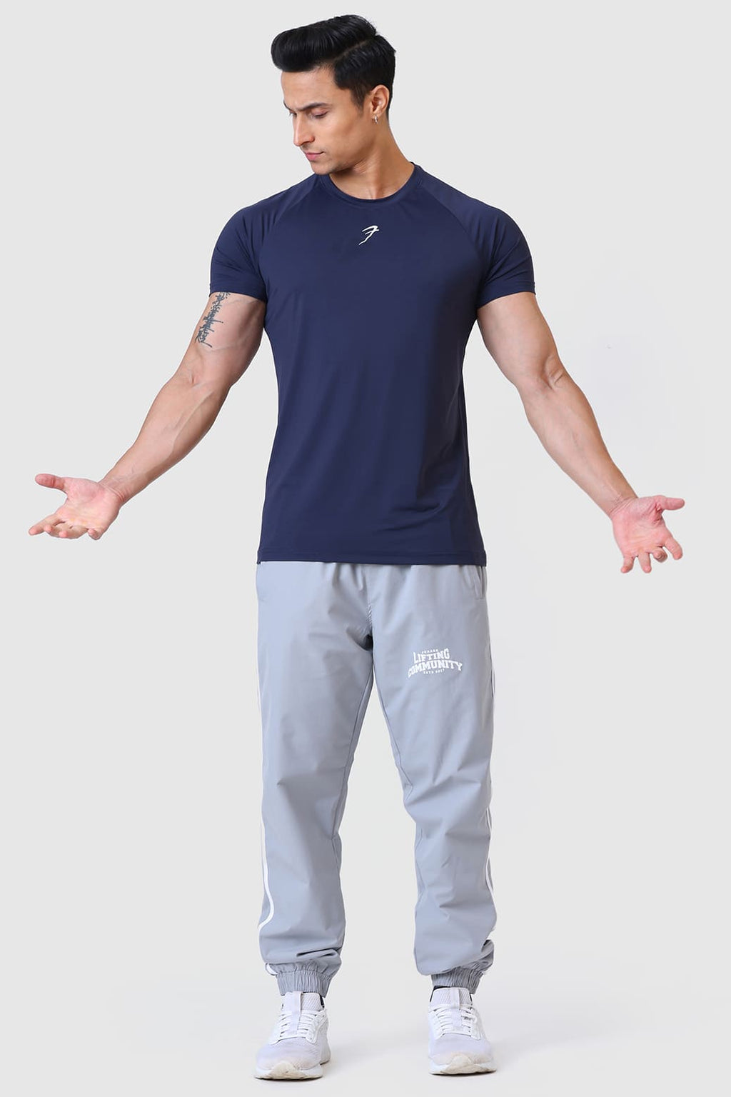 Bare Nylon T-shirt Navy