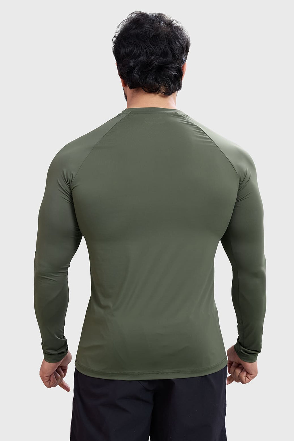 Bare Nylon Fullsleeves T-shirt Olive