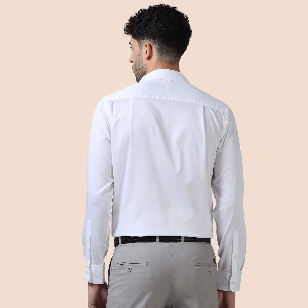 Bennet White Shirt With Concealed Placket