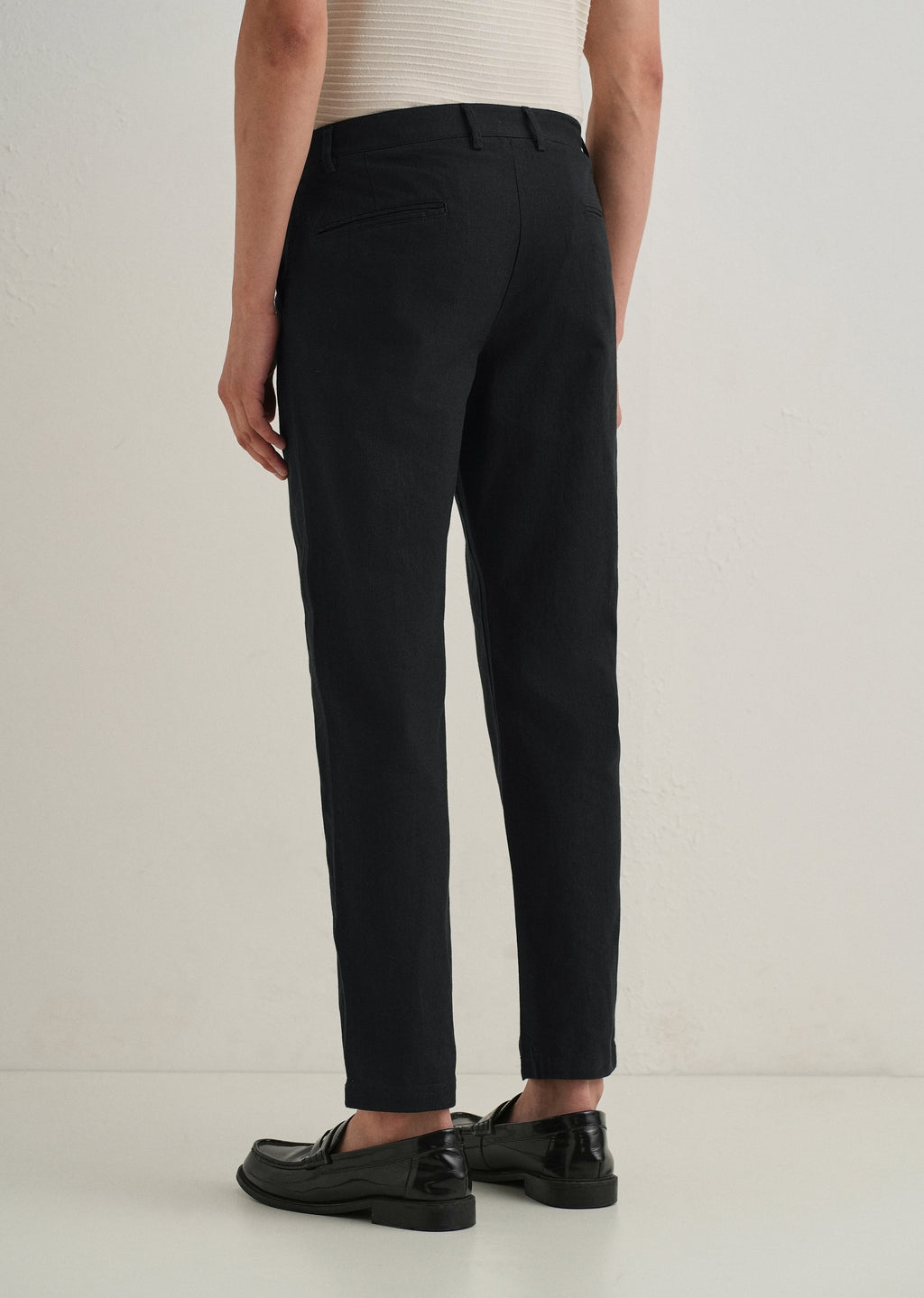 Black Linen Trouser
