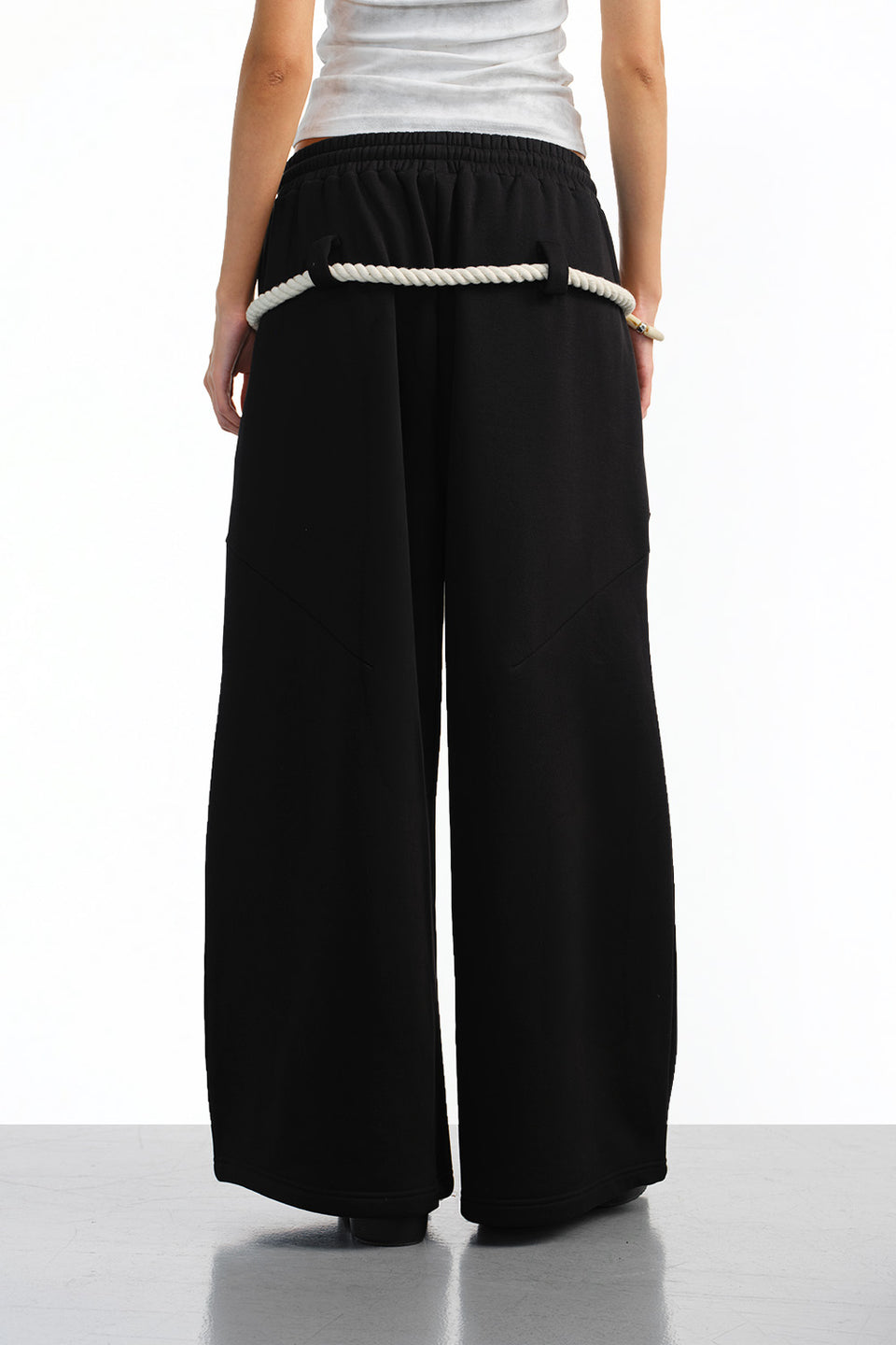 Black Puff Mode Sweatpants JG67