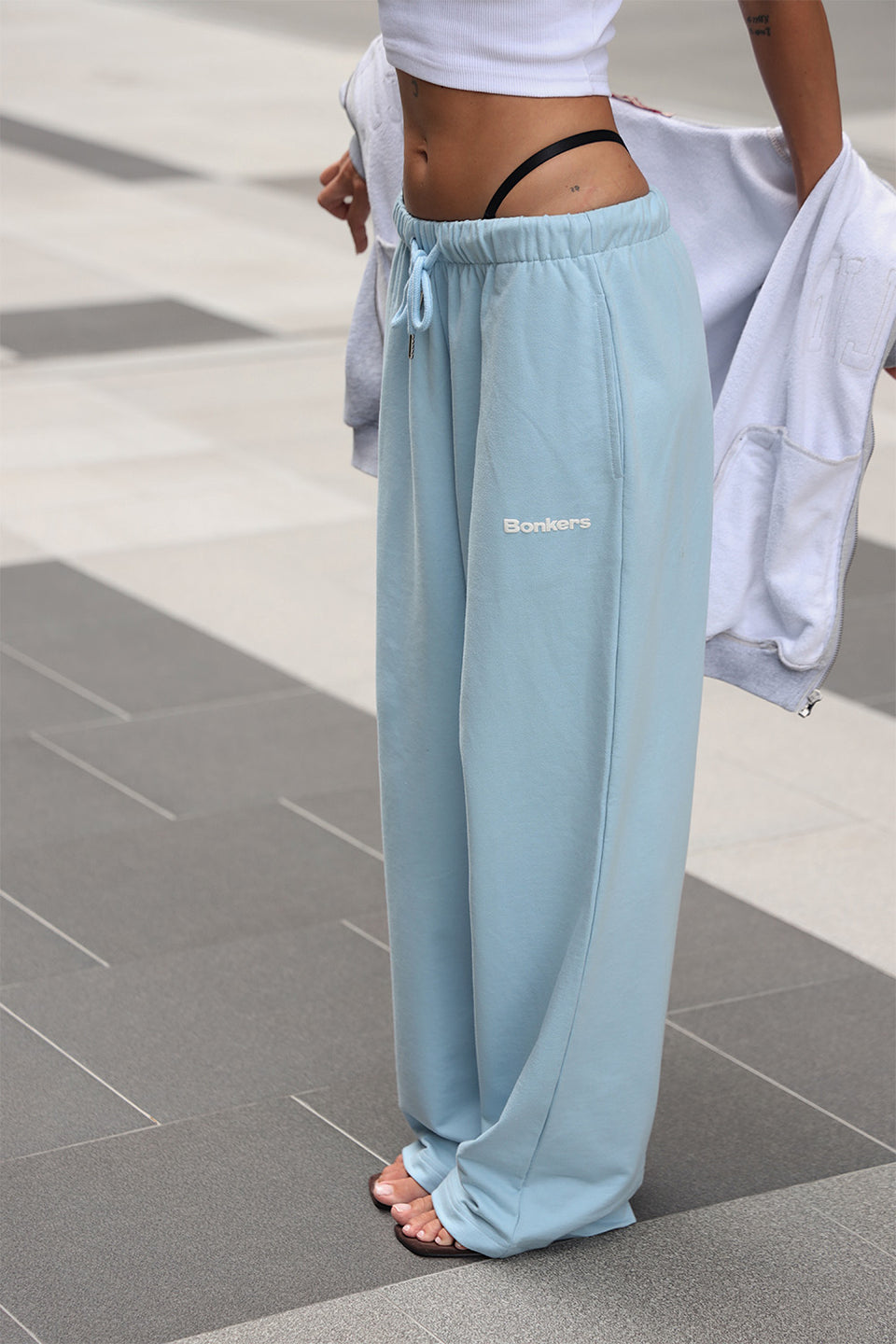 Blissful Blue Loose Fit Joggers JG67