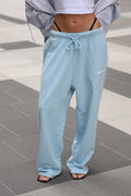 Blissful Blue Loose Fit Joggers JG67