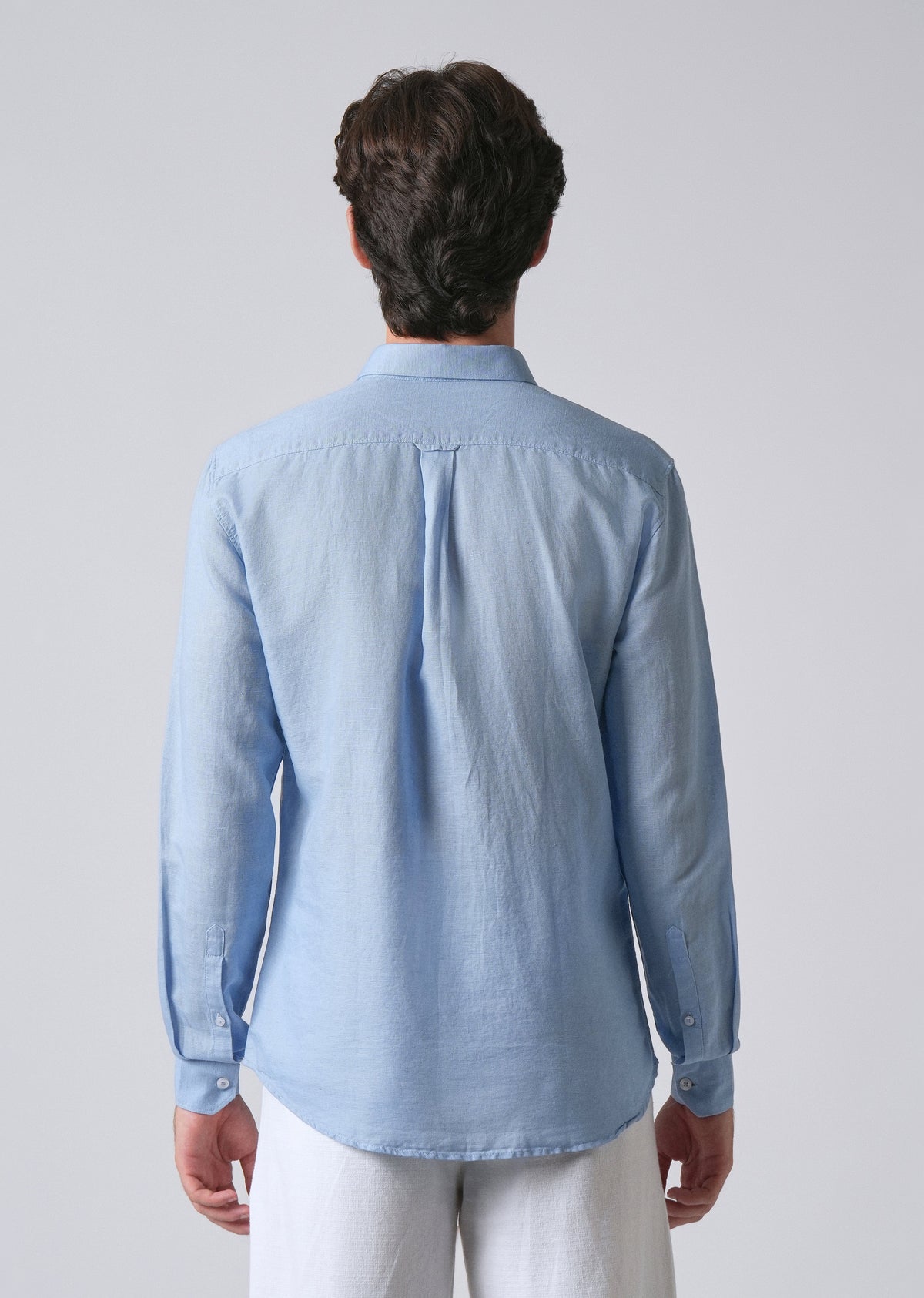 Blue Linen Shirt