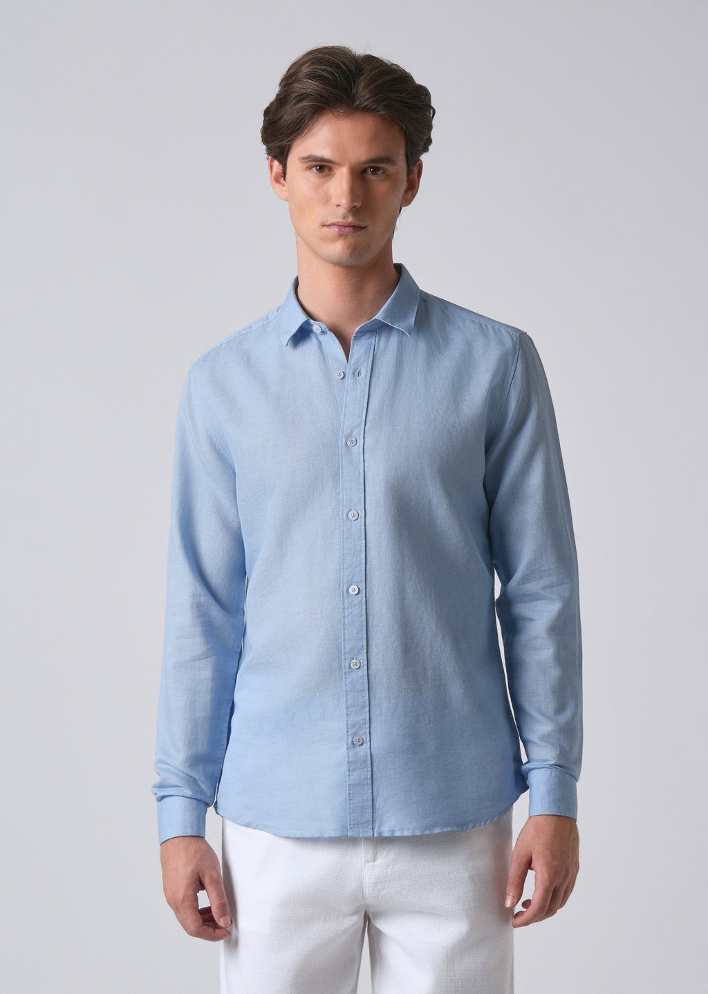 Blue Linen Shirt