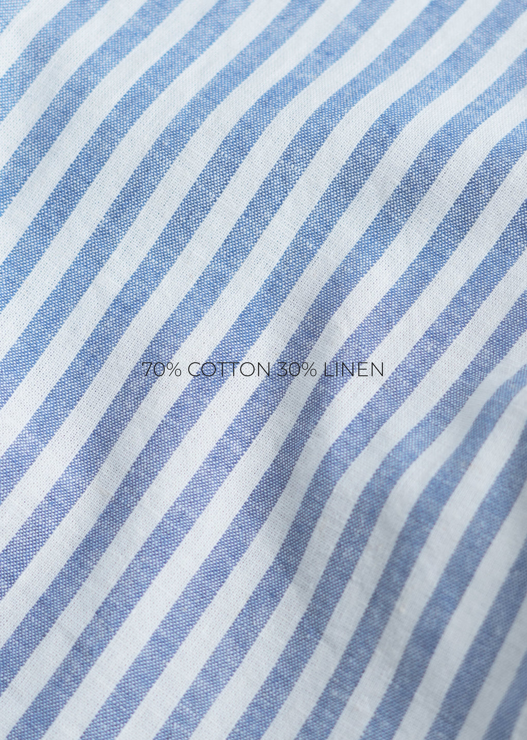 Blue Layered Look Stripe Shirt