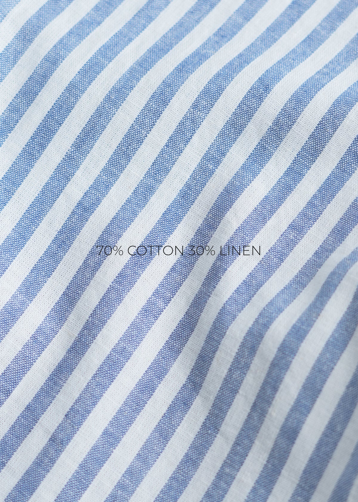 Blue Layered Look Stripe Shirt