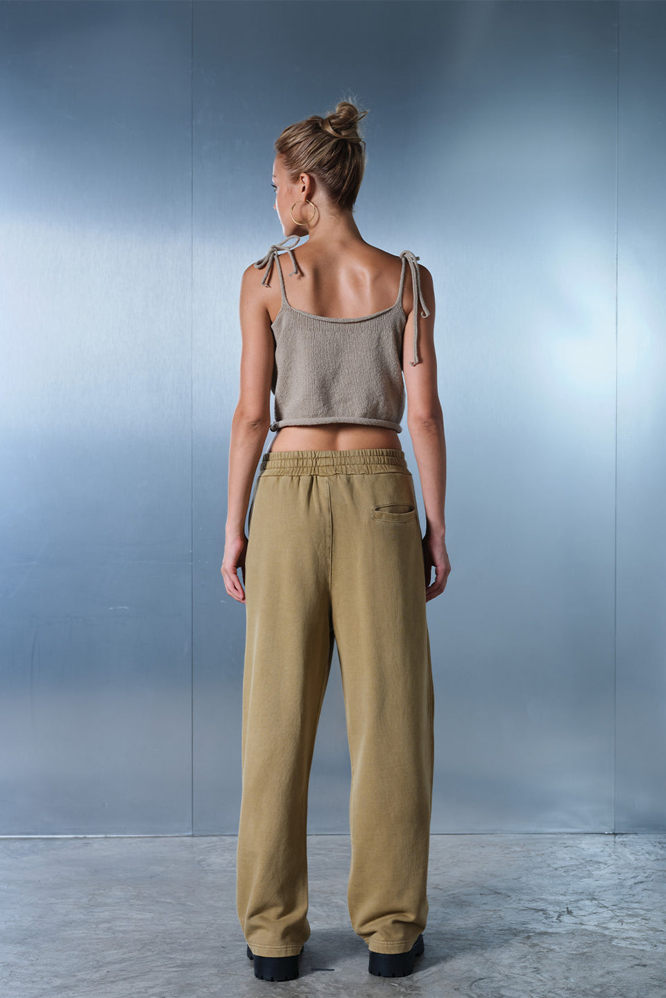 Faded Beige On The Go Joggers JG67