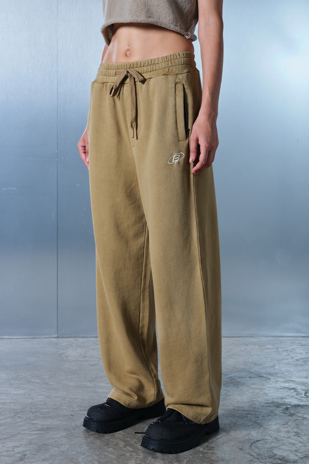 Faded Beige On The Go Joggers JG67