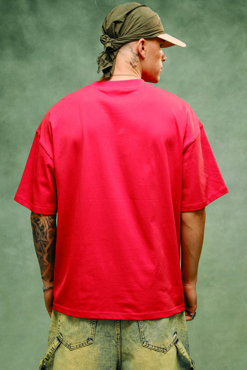 Crimson Dragon Oversized T-shirt OSB3