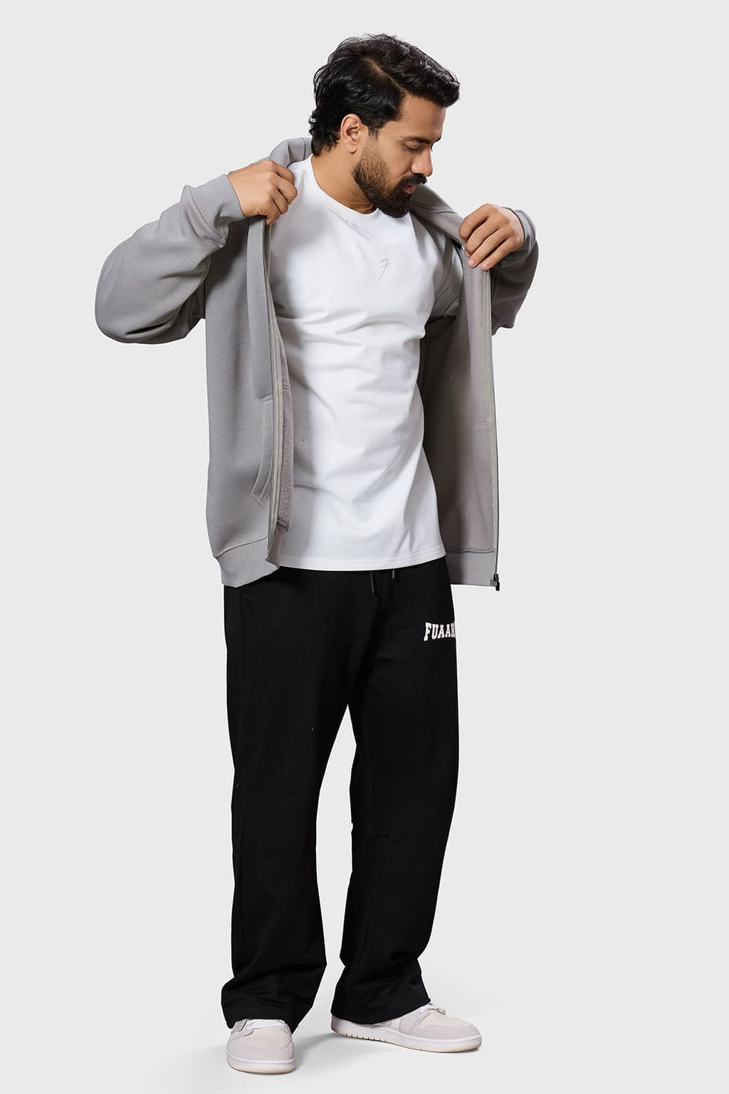 Brookline Oversized Jacket Grey