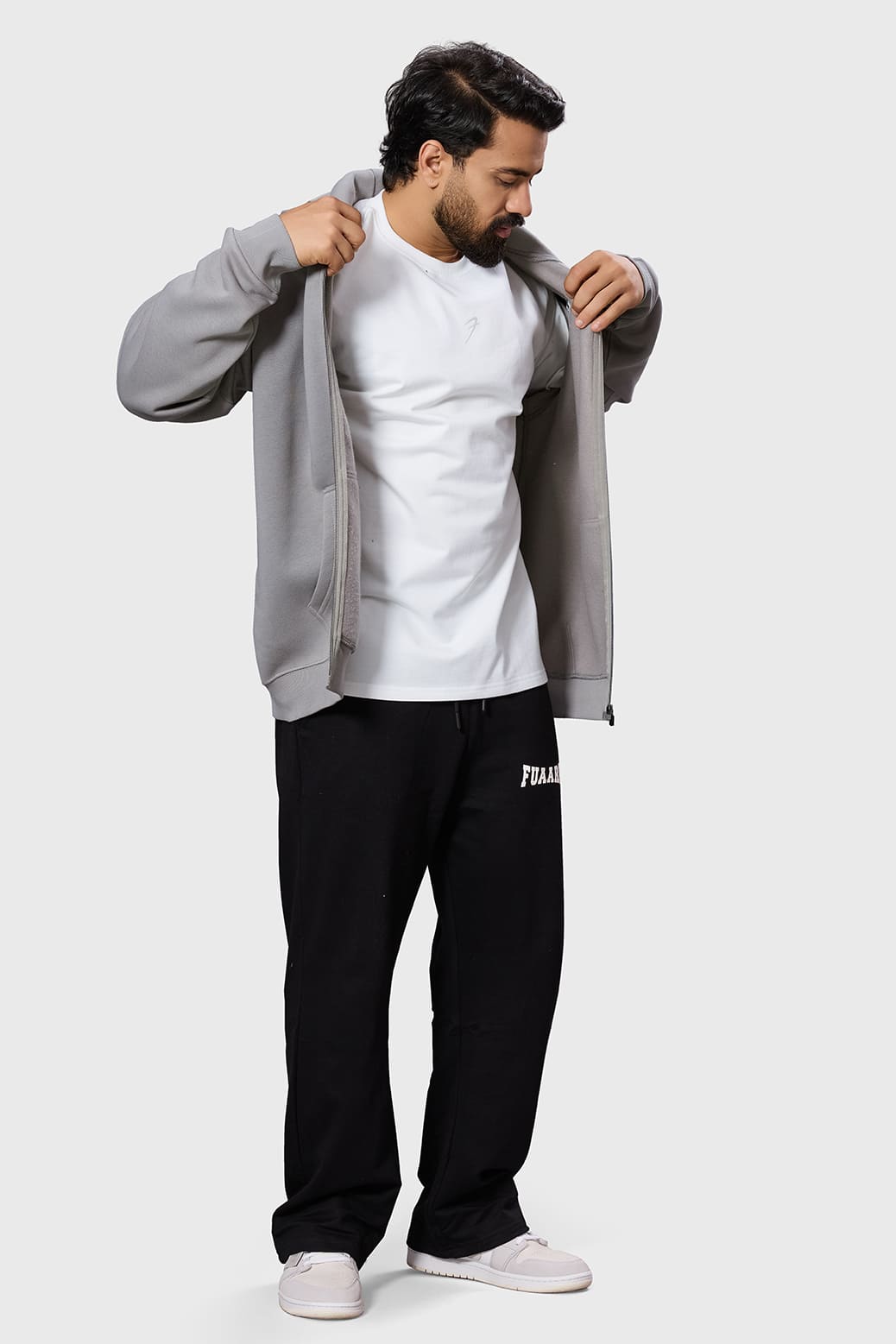 Brookline Oversized Jacket Grey