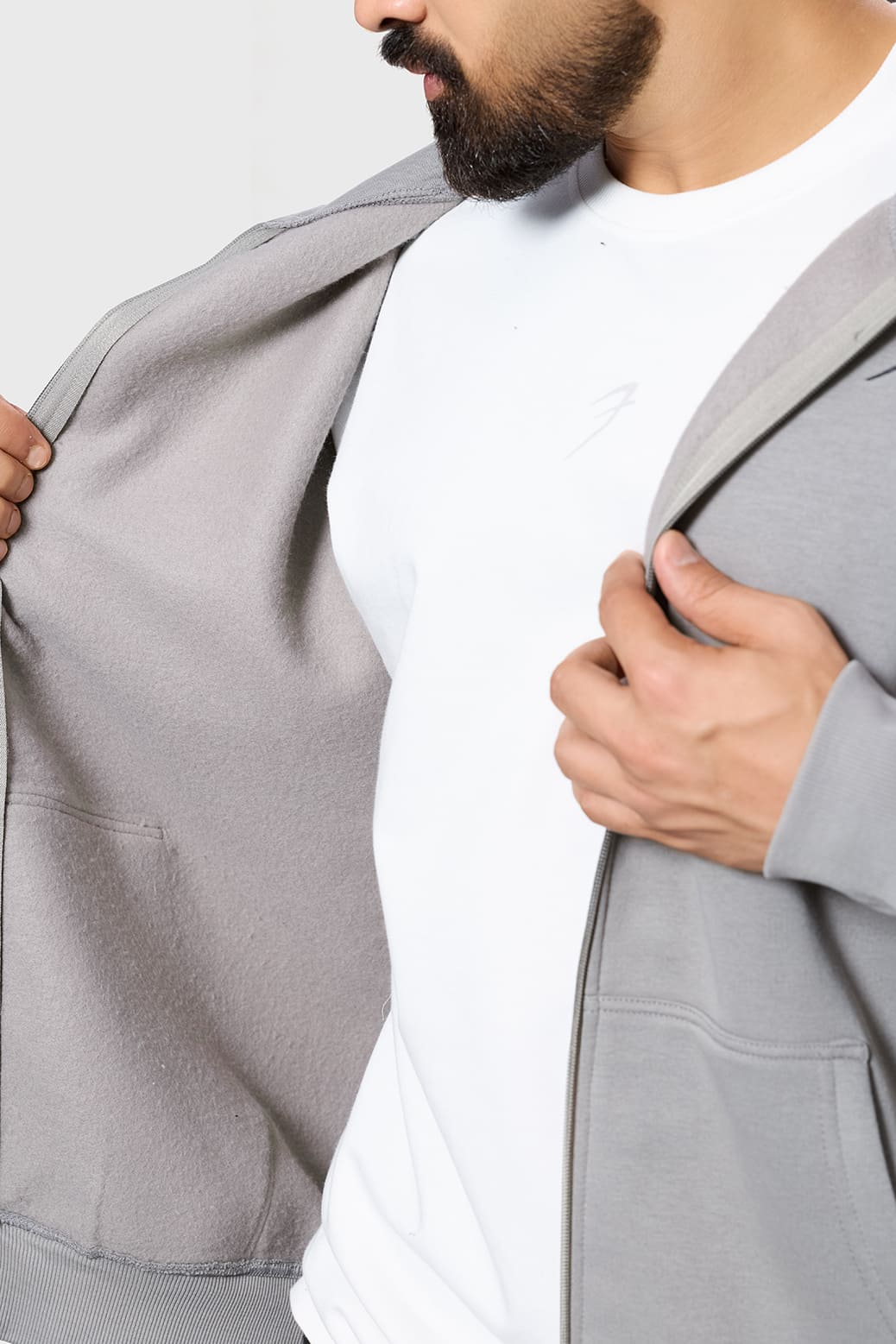 Brookline Oversized Jacket Grey