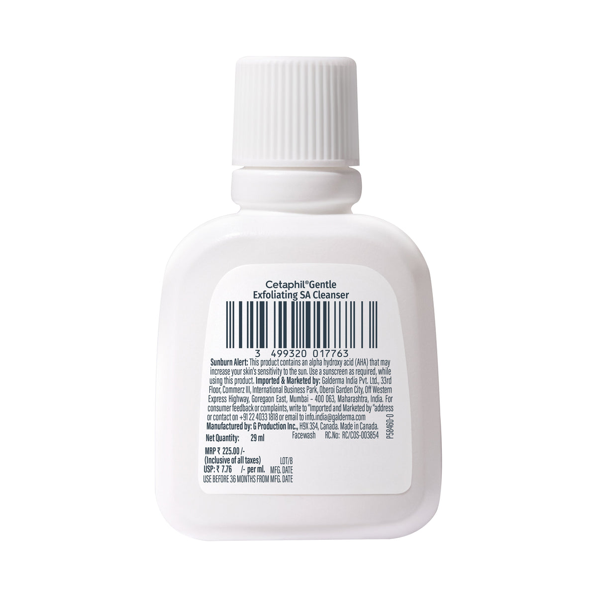 Mini Cetaphil Gentle Exfoliating SA Cleanser - 29ml