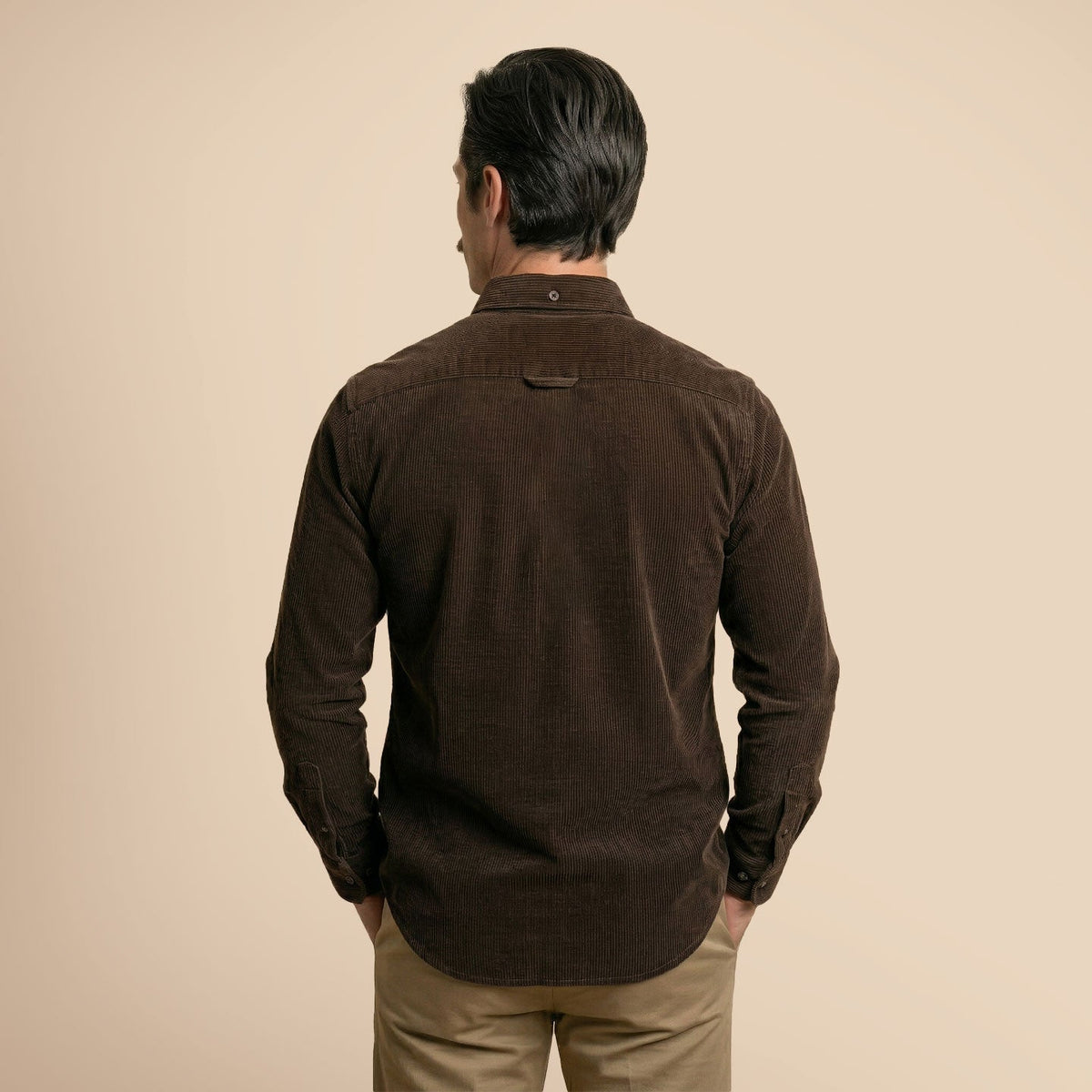 Cruise Corduroy Shirt In Chestnut