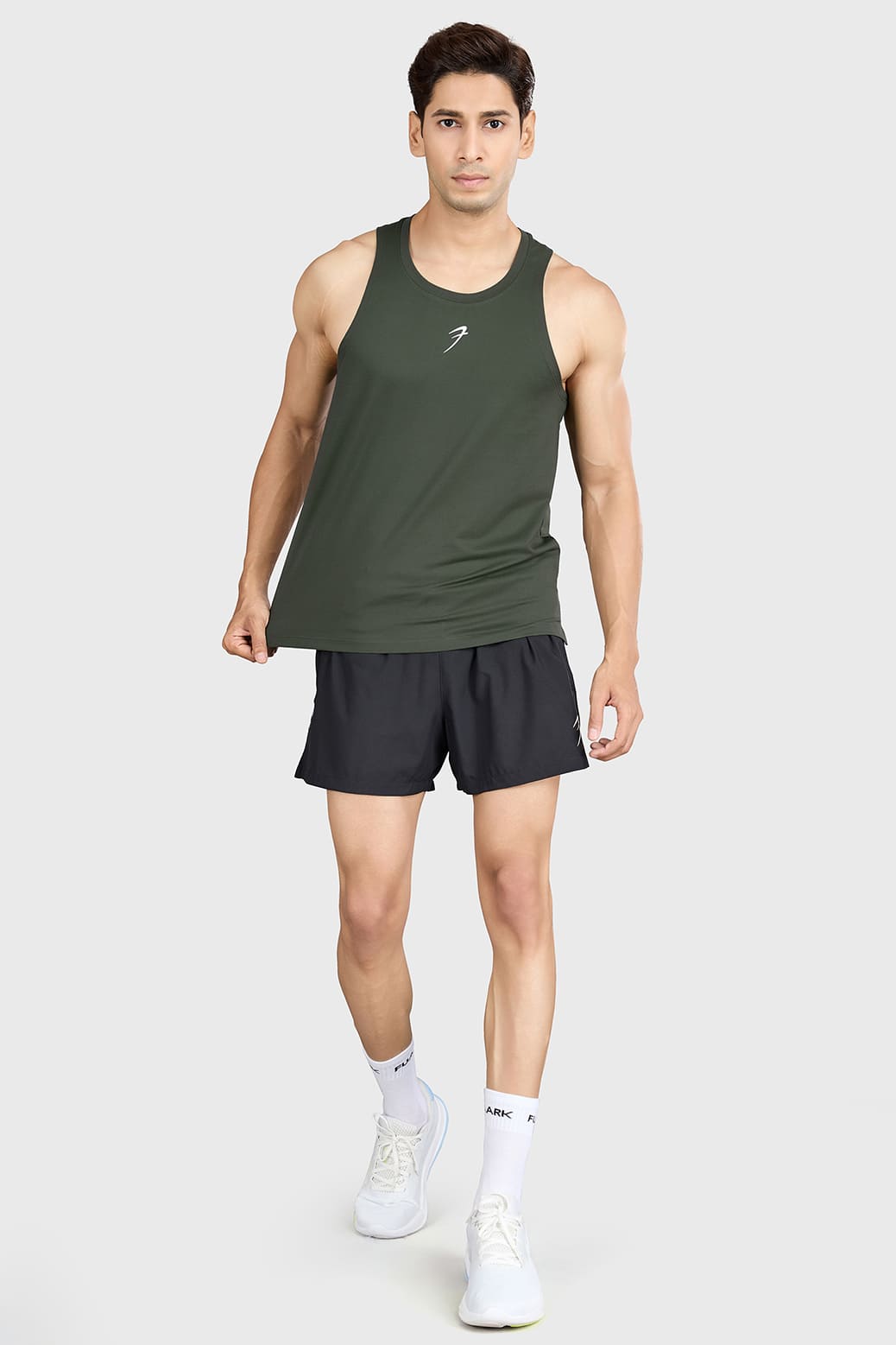 Pulse Running Tank Olive