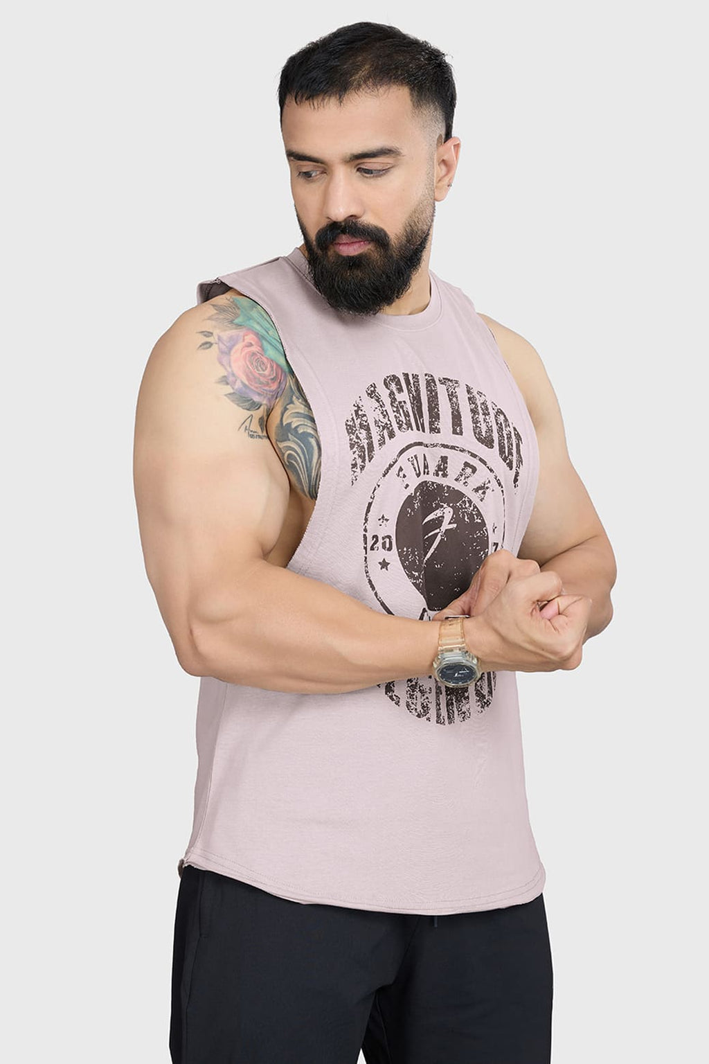 Magnitude Deep Arm Tank Beige