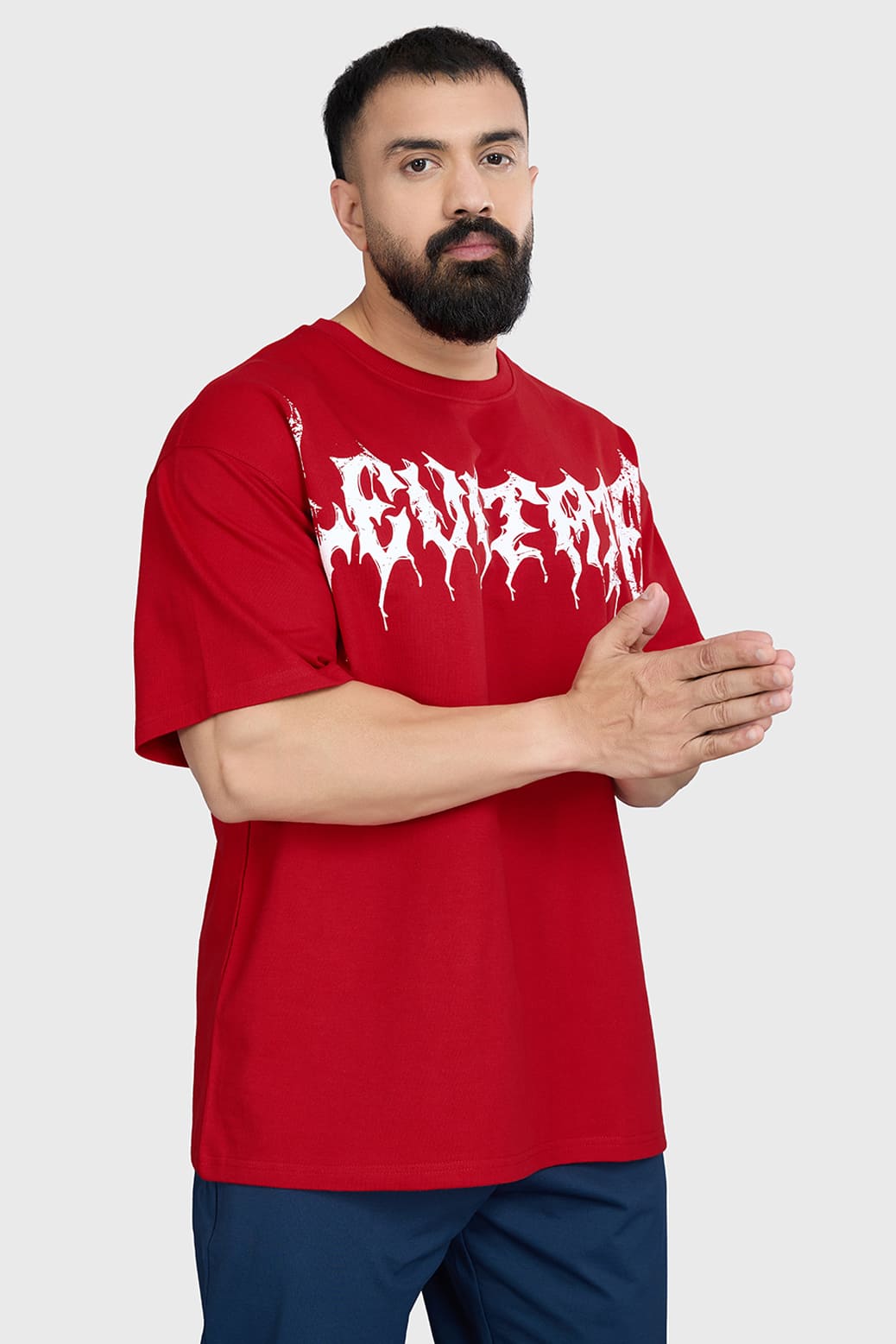 Levitate Oversized T-shirt Red