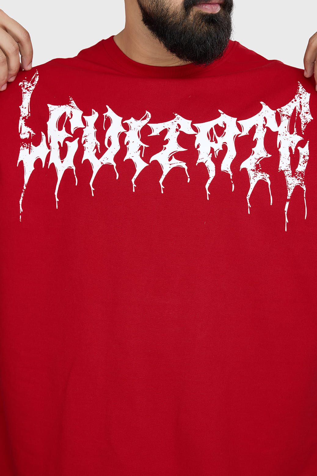 Levitate Oversized T-shirt Red