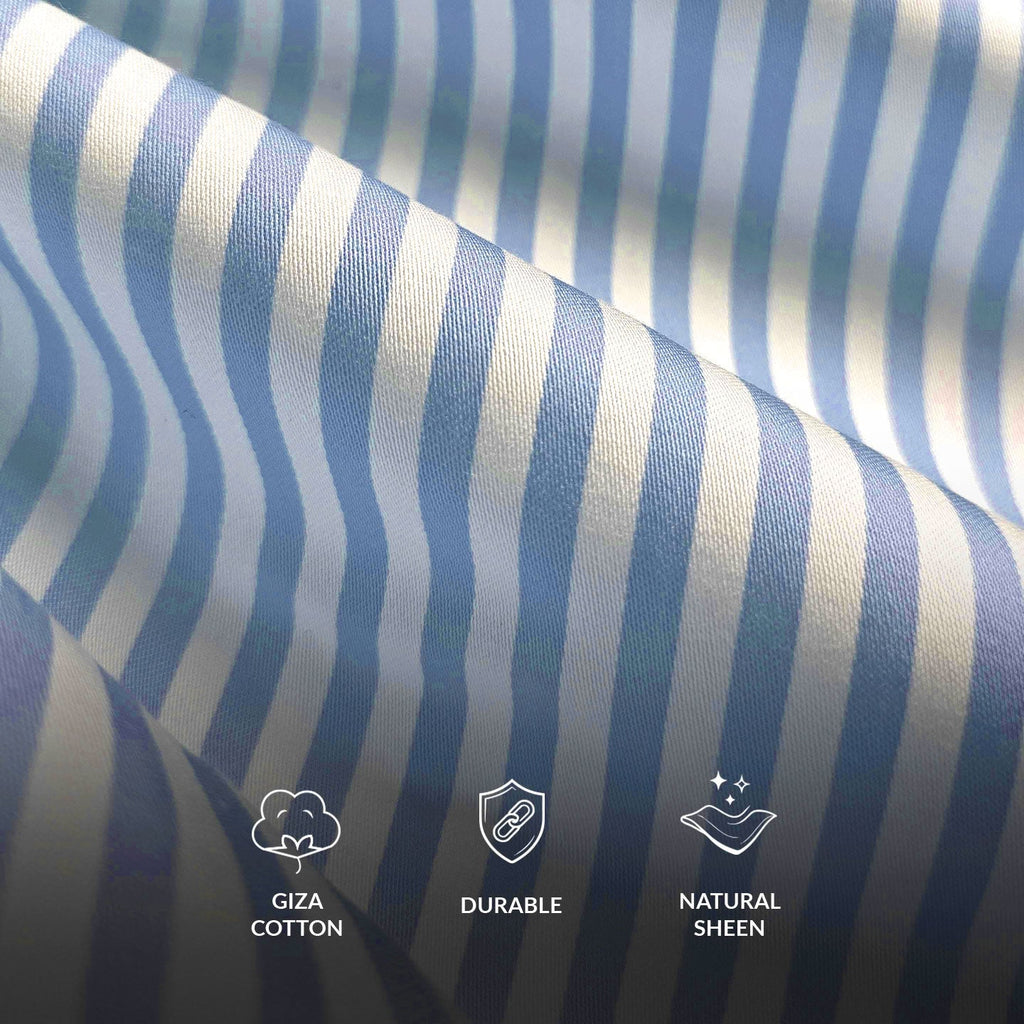 Boardroom Bengal Stripes Shirt In Candy Blue