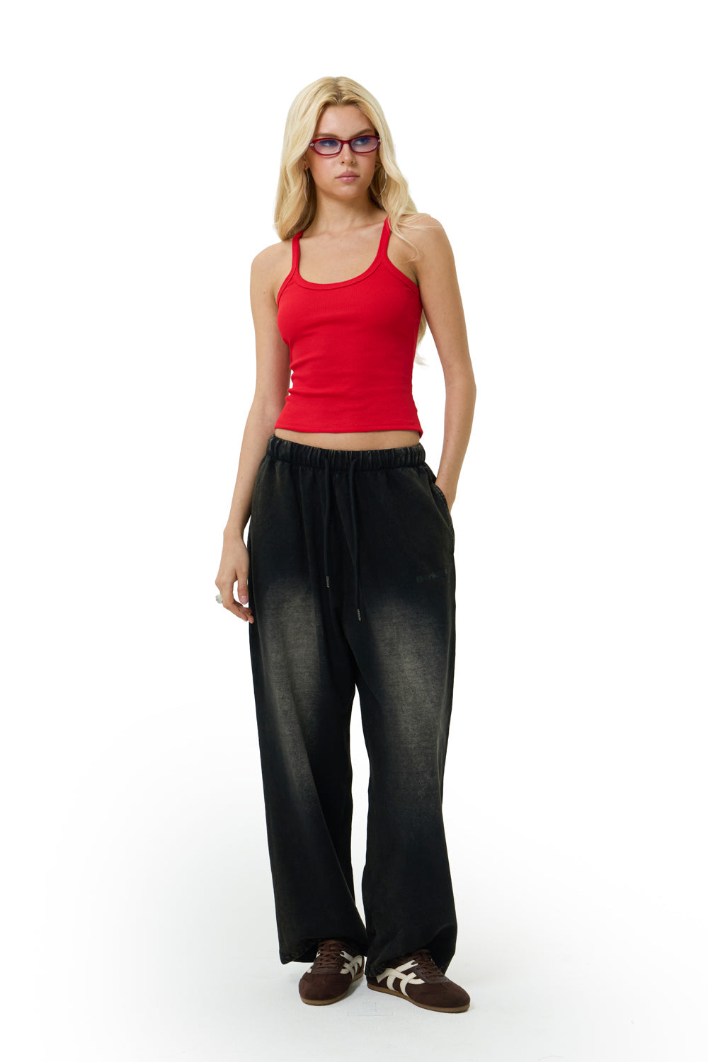 Charcoal Blur Faded Pants JG67