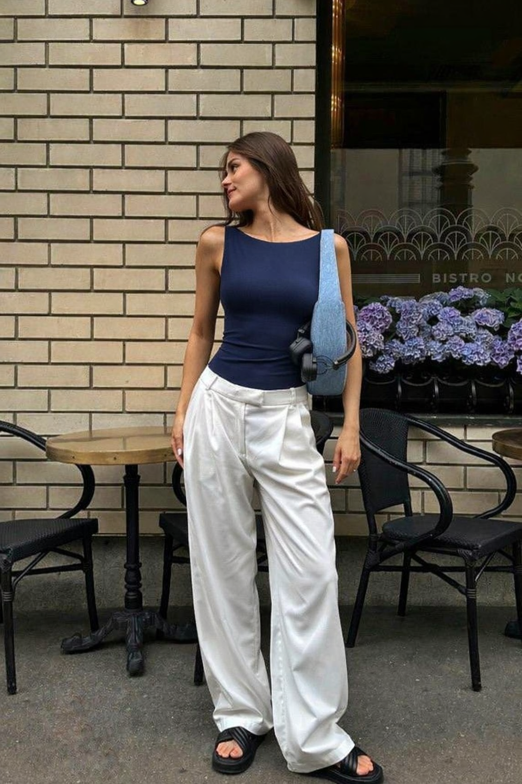 Soft Backless Boat Neck Tank Top